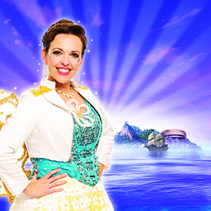 Katrina Bran dressed as fairy playing Tinker Bell for Peter Pan